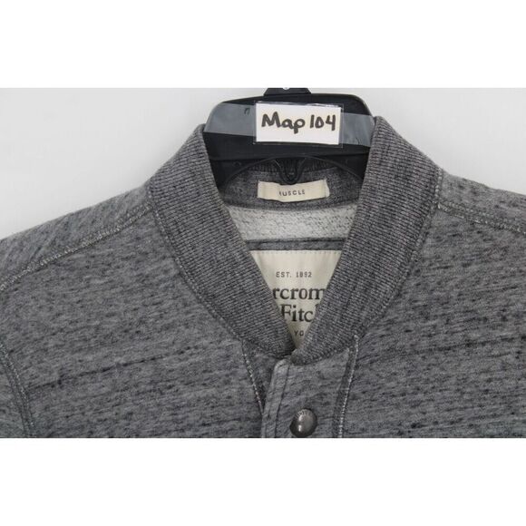 Abercombie and fitch gray jacket size xs - Picture 2 of 8